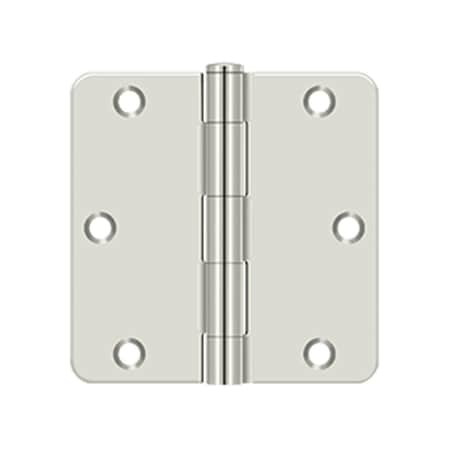 Patioplus Rad Hinge - 3.5 x 3.5 x 0.25 in. - Polished Nickel PA3850926